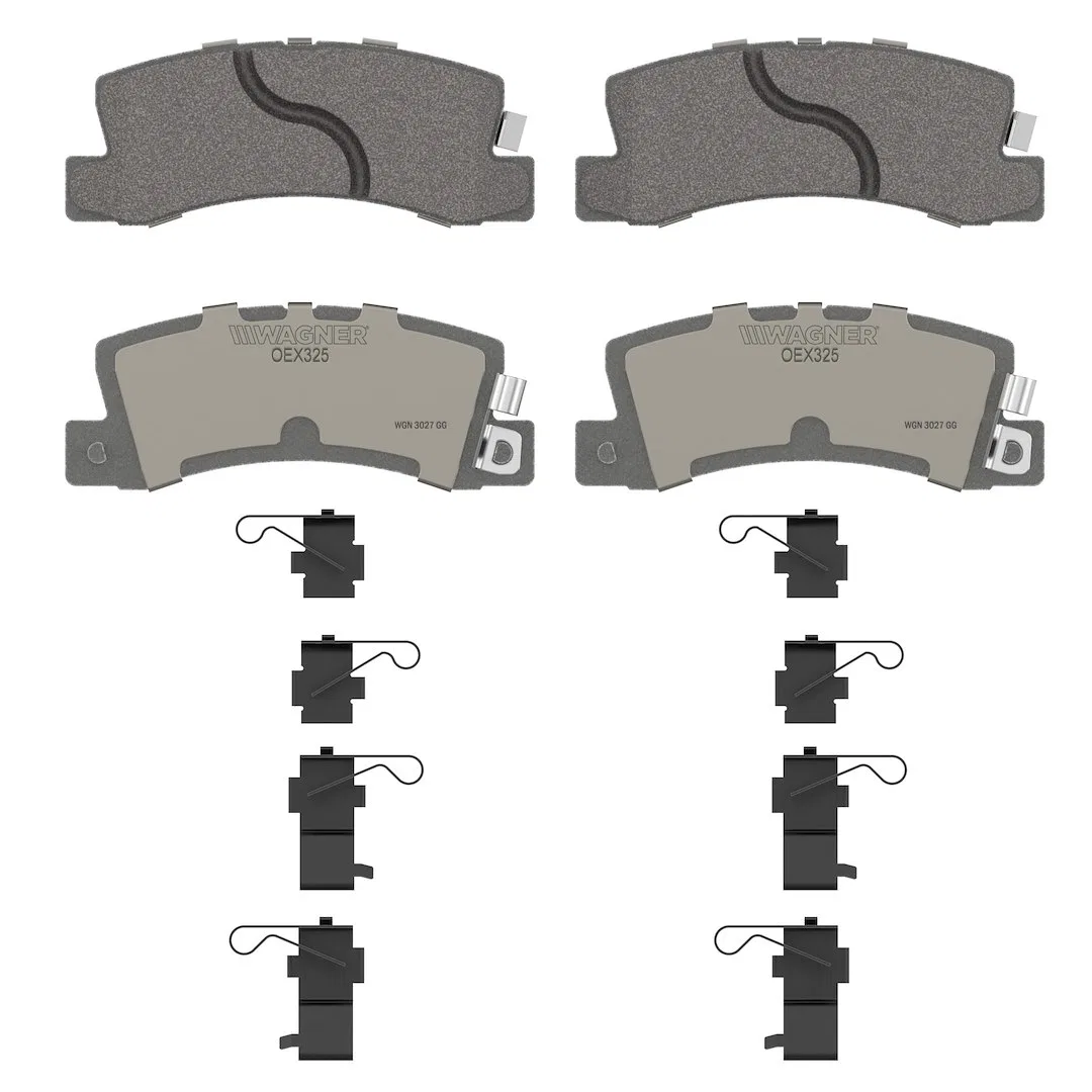 OEX325 – WAGNER BRAKE Brake Pad, FMSI Number D325-7223 Ceramic Set Of 4 With Mounting Hardware